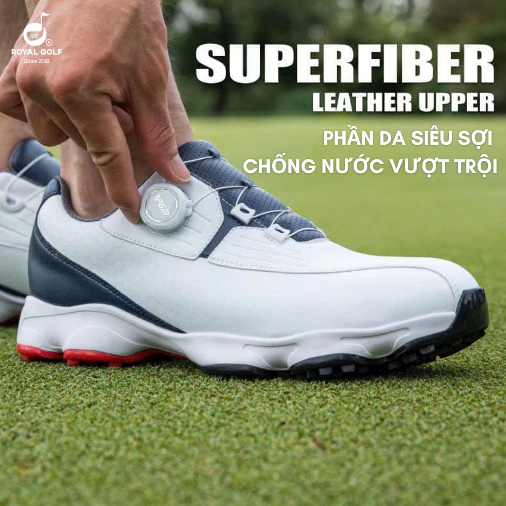 Khoan laser chắc chắn giúp giày golf XZ360 có độ bền cao